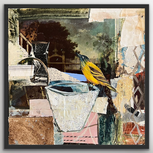 Bird Looking out the Window 12 x 12